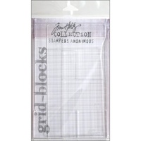 Tim Holtz Acrylic Grid Block Set 9pcs