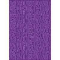Crafter's Companion 3D Embossing Folder 5X7 Cable Knit