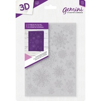 Gemini 3D Embossing Folder 5"x7" - Shimmering Snowflake
