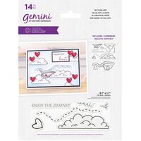 Gemini Clear Stamps & Dies Penny Sliders Skys The Limit