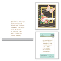 Spellbinders Glimmer Hot Foil Plate Everyday Sentiments II GLP-094