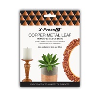 X-Press It Copper Metal Leaf 140mm x 140mm 25pc