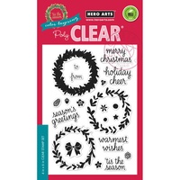 Hero Arts Clear Stamps Color Layering Wreath 
