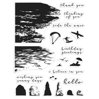 Hero Arts Clear Stamps 6X8 inch Beach HeroScape