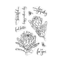 Hero Arts Clear Stamps Protea Flowers