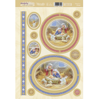 Hunkydory Favourites Christmas Toppers - Away in a Manger
