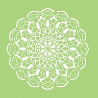 KaiserCraft Designer Template Stencil 6x6 Crochet Doily
