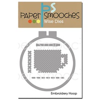 Paper Smooches Die Embriodery Hoop