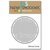Paper Smooches Die Stitched Circle