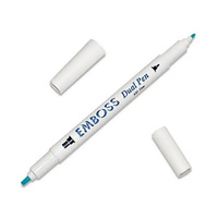 Tsukineko Clear Embossing Pen Dual Bullet And Chisel Tip