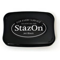 StazOn Ink Pad Jet Black 