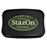 StazOn Ink Pad Olive Green 