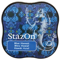 StazOn Craft Ink Pad Midi Blue Hawaii