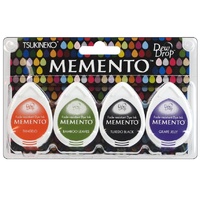Tsukineko Memento Dye Ink Pads Dew Drops 4/Pkg Jelly Beans