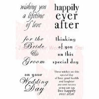 Woodware Clear Stamps Wedding Words