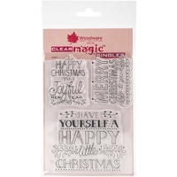 Woodware Clear Stamps Hand Drawn Greetings
