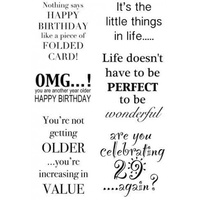 Woodware Clear Stamps Its The Little Things