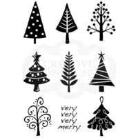 Woodware Clear Stamps Mini Trees