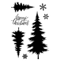 Woodware Clear Stamps Three Trees