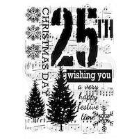 Woodware Clear Stamps Music for Christmas