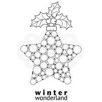 Woodware Clear Stamps Bubble Bauble and Holly