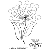 Woodware Clear Stamps By Jane Gill Bubble Bloom Gilly