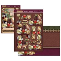 Hunkydory Crafts Decoupage Card Kit A Festive Feast