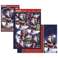 Hunkydory Crafts Decoupage Card Kit Father Christmas