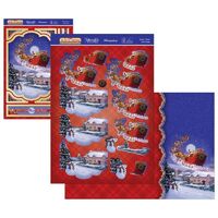 Hunkydory Crafts Decoupage Card Kit Santa's Here