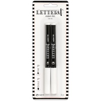 Ranger Letter It Medium Pen Set 2/Pkg Fine and Broad Nib