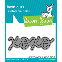 Lawn Fawn Cuts Scripty XOXO Die LF1029 