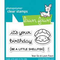 Lawn Fawn Stamps Year Six LF1050 