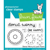 Lawn Fawn Stamps Donut Worry LF1136 