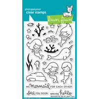 Lawn Fawn Stamps Mermaid for You LF1167 