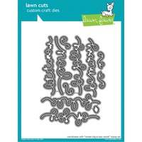 Lawn Fawn Cuts Winter Big Scripty Words LF1229 
