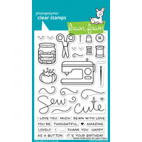 Lawn Fawn Stamps Sewn with Love LF1309 