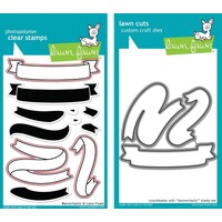 Lawn Fawn Bannertastic Stamp+Die Bundle