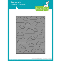 Lawn Fawn Cuts Stitched Cloud Backdrop: Portrait LF1424 