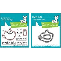 Lawn Fawn Pumpkin Spice Stamp+Die Bundle