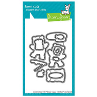Lawn Fawn Cuts Beary Happy Holidays Lawn Cuts LF1471