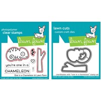 Lawn Fawn One In A Chameleon Stamp+Die Bundle