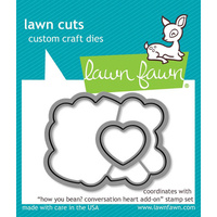 Lawn Fawn Cuts How You Bean? Conversation Heart Add-Ons Dies LF1554
