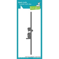 Lawn Fawn Cuts Love Ya Line Border Dies LF1559
