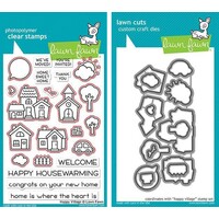 Lawn Fawn Happy Village Stamp+Die Bundle