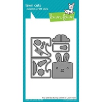Lawn Fawn Cuts Tiny Gift Box Bunny Add-On LF1610