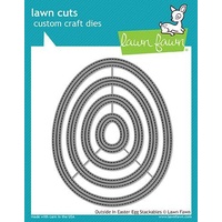 Lawn Fawn Cuts Outside In Easter Egg Stackables LF1627