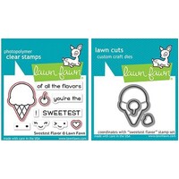 Lawn Fawn Sweetest Flavor Stamp+Die Bundle