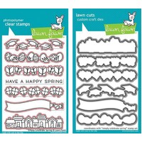 Lawn Fawn Simply Celebrate Spring Stamp+Die Bundle