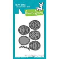 Lawn Fawn Cuts Mini Easter Eggs Dies LF1912