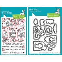 Lawn Fawn Spooky Village Stamp+Die Bundle